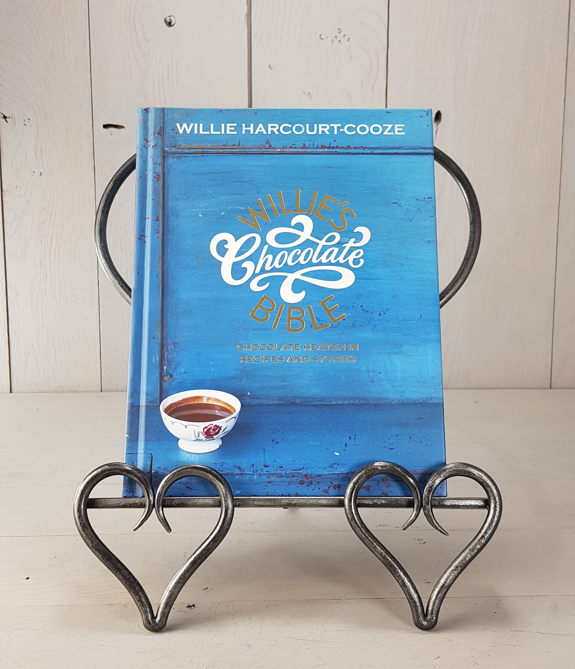 Hand Heart Cookery Book Stand Oakbeck Blacksmith