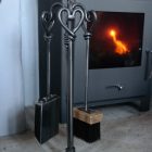 Hand-forged Heart design companion set