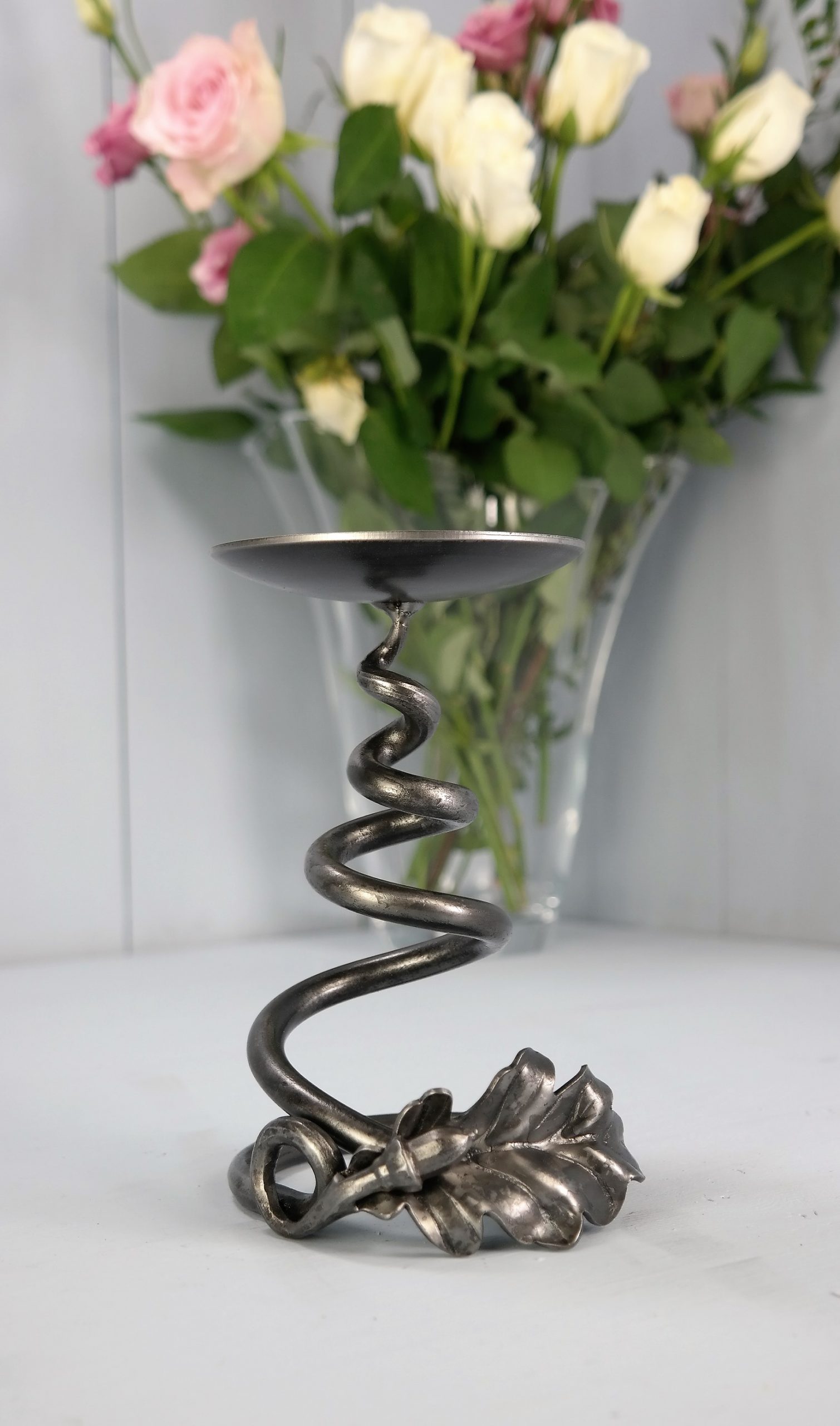 oak leaf candle holder oak leaf candle holder