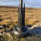 Hand-Forged Highland Cow Fire Poker & Stand